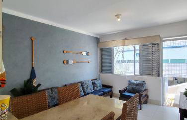 Apto 5E - 2 Quartos com Ar Condicionado, 2 Banheiros, 1 vaga e Internet - Frente ao Mar - Foto 1