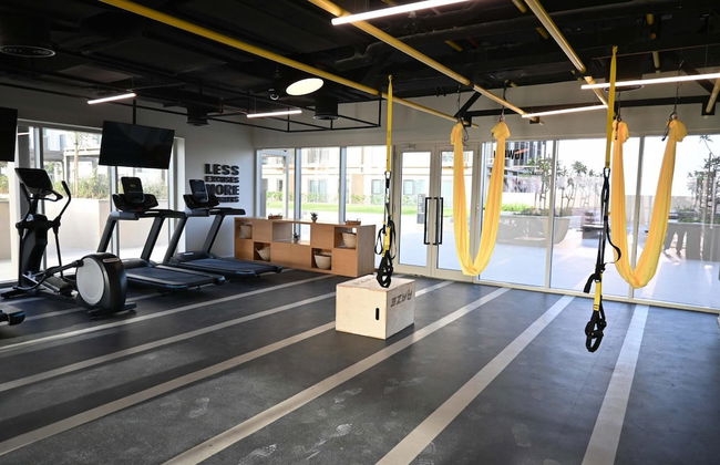 Modern Boho 1BR Sleeps4 Balcony Pool Gym Dxbhills - Foto 38