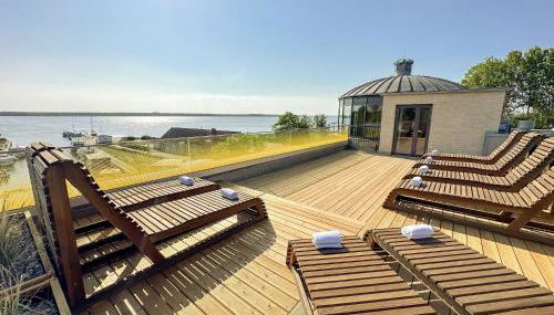 Appartements "Zum Leuchtturm" Hafen Rankwitz Insel Usedom - Foto 4, sunbed, Internal: Not applicable to any particular room