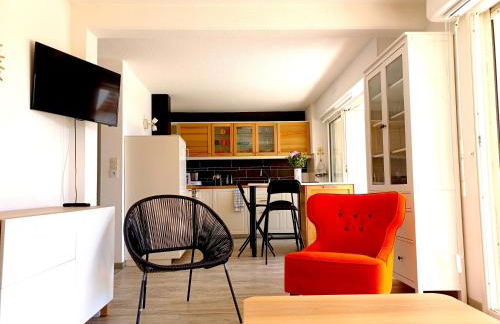 Plain-pied Jardin 6 personnes Clim Vue Mer Parking Wifi Terrasse Piscine dans la résidence - Foto 40