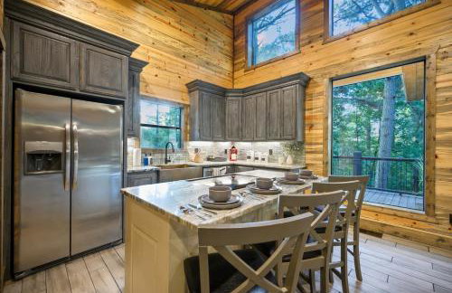 Romantic 1BR Cabin in Broken Bow HotTub, FirePit - Foto 11