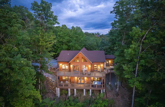 Luxury 3 2 5 Cabin Lake Views Theatre Gameroom - Foto 62