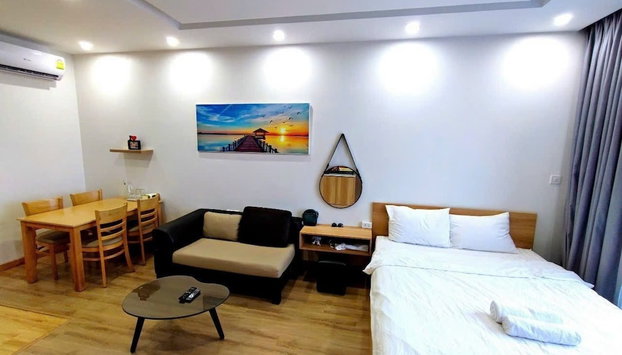 D'capital Vinhome Apartment For Rent - Foto 4, Zona de estar