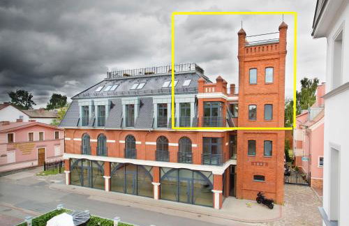 Loft Barnim w wieży strażackiej, 2-poziomowy, 100m2, taras na dachu - Foto 49