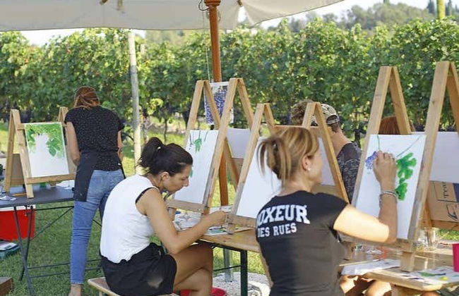 Laboratorio di pittura tra i vigneti + Degustazione di vino - Foto 2