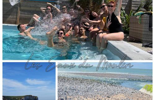 Gîte Les Eaux du Moulin piscine chauffée et jacuzzi - Foto 3