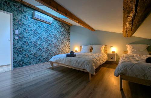 ColorChic 3 étoiles - Parking Privé Terrasse Clim - 120m2 Plein centre - Foto 23