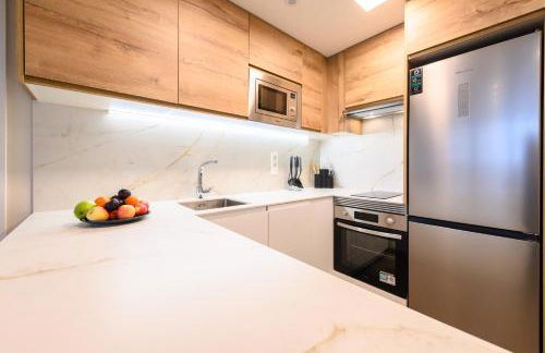 JES214B - Piso de lujo de 1 dormitorio con hermosas vistas a la ciudad - Alquiler temporal - Foto 17