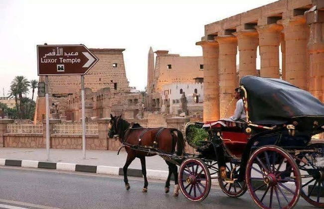 Passeio de charrete por Luxor - Foto 2