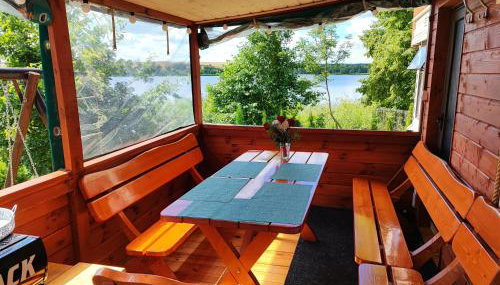 Siedlisko nr 3 nad jeziorem Skarlińskim, domki letniskowe, mazury, jezioro,bania - Foto 5