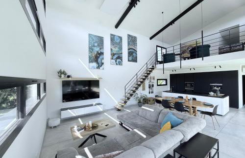 Villa Lumière - Confort, spa, piscine, recharge véhicule & babyfoot - Foto 17