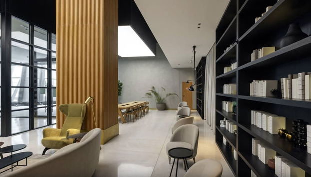 Zona de estar del vestíbulo