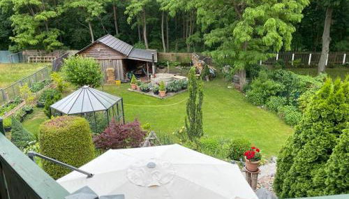Premium Gruppenunterkunft fuer bis zu 25 Gaeste im Garten mit Badefass - Foto 3