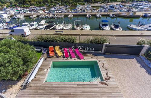 SUPERBE VILLA VUE MER JUSQU'A 14 COUCHAGES La LONDE LES MAURES Entre HYERES et Le LAVANDOU 4 Etoiles PISCINE CHAUFFEE - Foto 9