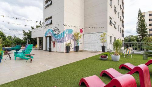 Caza Noz by Viva - Apartamentos novos, com ótima estrutura e área comum próximo à USP e Butantã - Foto 2, Garden, sunbed, Garden view