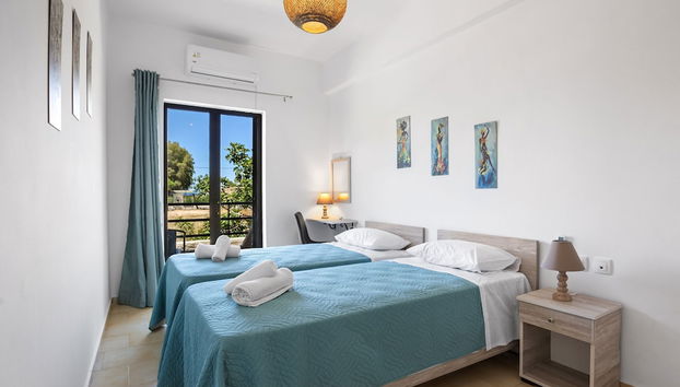 Sun Beach Apartment in Chania 3 - Foto 5, Habitación