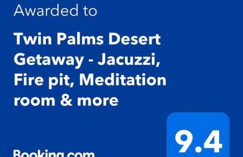 Twin Palms Desert Getaway - Jacuzzi, Fire pit, Meditation room & more - Foto 2