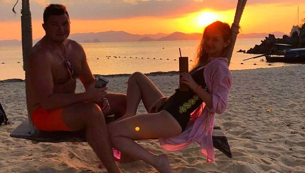 Ammirando il tramonto