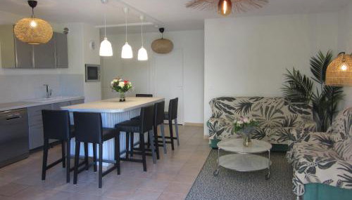 Appartement Les Cigales Rez de Jardin à 10mn des plus belles plages - Foto 3, stove, pet friendly