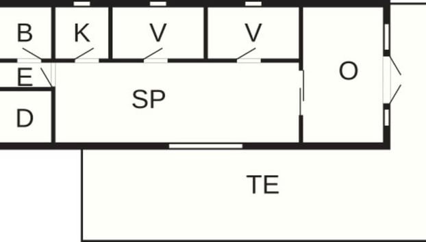 6 Person Holiday Home in Hasle-by Traum - Foto 2, Plano