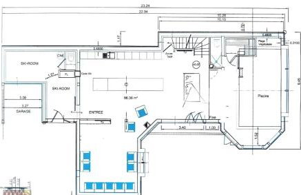 Chalet ORPIN Serre-Chevalier piscine cinéma sauna - Foto 54