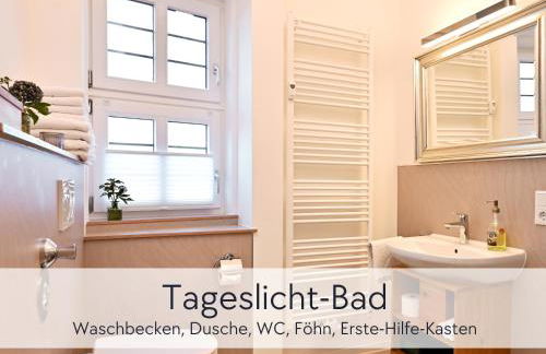 Amalias Burgwohnung - stilvolles Apartment mit Aufzug & Garten in der Hinterburg Schlitz - 2 Schlafzimmer, Parkplatz, Historisches Flair für Paare & Ruhesuchende - Foto 24