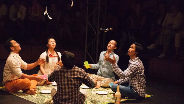 Uma das cenas do show