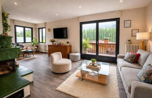 Spacieux appartement familial avec spa, cheminée et piscine en été - Foto 12