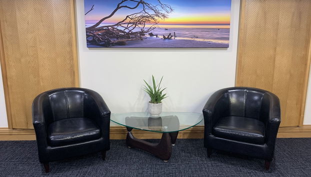 Zona de estar del vestíbulo