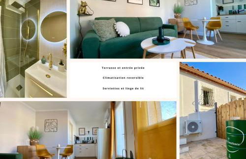 Studio pour deux avec terrasse aux portes de la Camargue - Foto 2