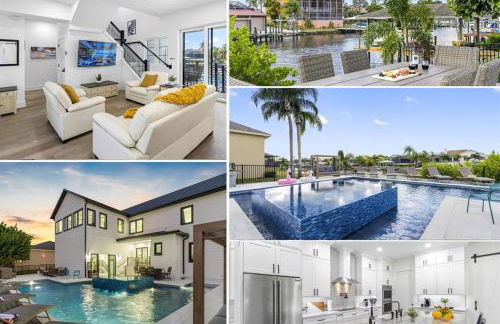 2 Million Villa Heated Pool w Luxury Spa 6BR & 6BR Waterfront by Canal - Foto 1