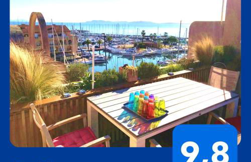 Port Hyeres Duplex plein Sud 200 M2 et 100 M2 de terrasse - Foto 11