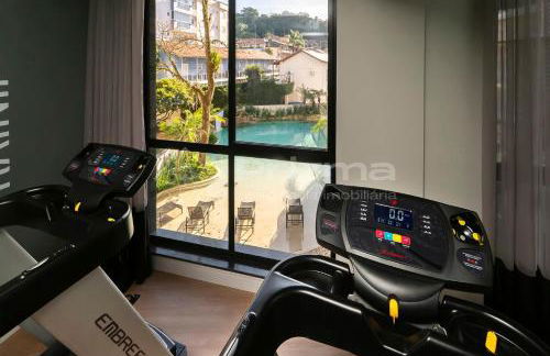 306 Bl 03 - WaldGarten Bombinhas - 50 m do Mar e Frente Avenida - Condomínio de Alto Padrão - Piscina - Academia - Salão de jogos - Foto 44