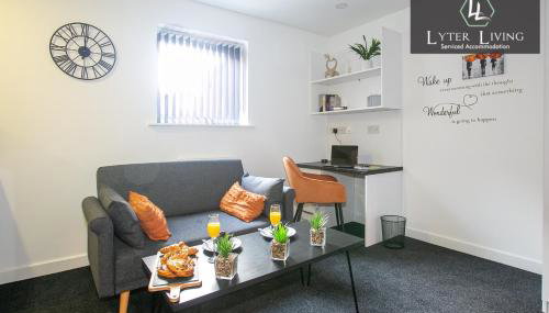 Leicester's Lyter living Serviced apartments Opposite Leicester Railway Station - Foto 2