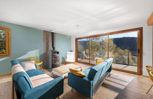 Le Cerf, chalet cocooning avec piscine et billard - Foto 7