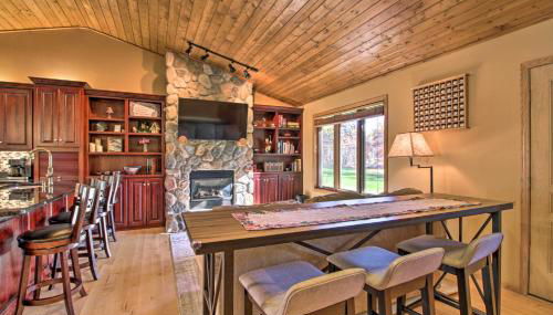 Cabin with Fire Pit and Movie Room, 1 Mi to Lake - Photo 4