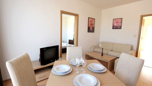 Seaside 1 BR Apartment With Balcony, max 4 Guests - Foto 5, Sala de estar