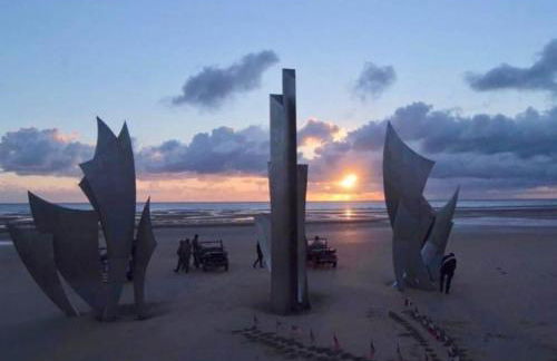 Appartement lumineux et cosy avec jardin vue sur chateau près Port en Bessin, Bayeux et Omaha Beach - Foto 46