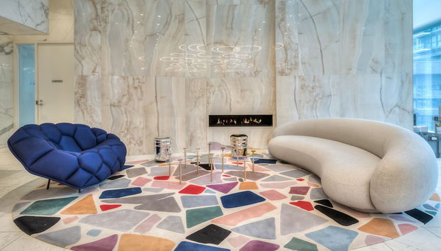 Zona de estar del vestíbulo