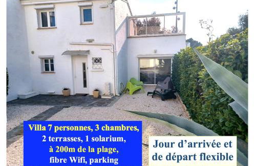 Côte Indigo - Villa 7 personnes, 3 chambres, 3 terrasses - à 150 de la mer - Foto 1