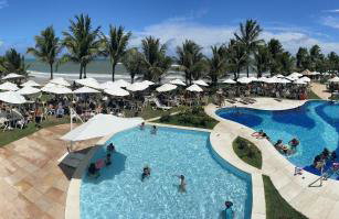 Flat Guarajuba 4 quartos térreo à Beira Mar - pé na areia - governança com arrumadeira e Wi Fi inclusos - Foto 38