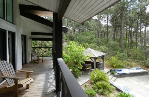 Maison au calme entre Océan et Lac, vue sur le golf, piscine chauffée, classée 4 étoiles - Foto 32