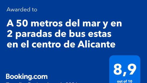 A 50 metros del mar y en 2 paradas de bus estas en el centro de Alicante - Foto 3