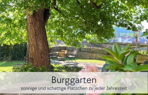 TÜRMERSTUBE - Apartment in der Hinterburg Schlitz - mit Aufzug, Parkplatz, E-Ladestation & Garten - Hunde willkommen - Foto 24