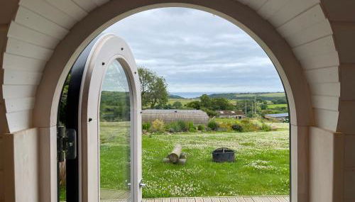 Clotted Cream -Lydcott Glamping, Cornish Sea Views - Foto 4, Garden, Garden view