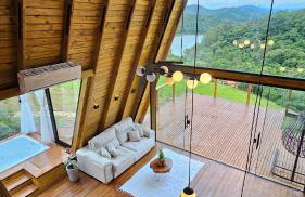 YESHUA - Cabana de Luxo com Hidro, Lago Natural e Adega - Foto 53