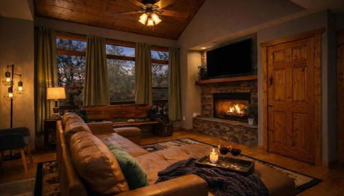 4 BR Mountain Cabin with Hot Tub & Fire Pit in GA - Foto 3