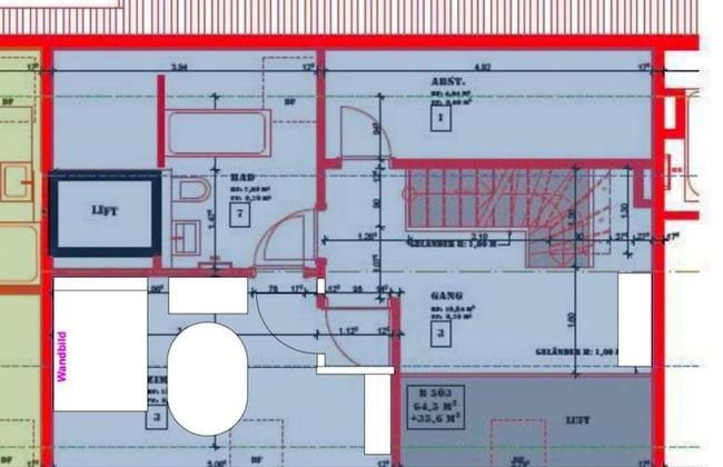 E-64 Duplex-3BDR apartment with Sky roof-Zurich West - Foto 25