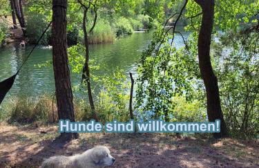 Hüttendorf für Euch alleine - geführter Yachtausflug nach Prieros inclusive! Nur 3 Minuten zum Badesee Fahrräder kostenlos vorhanden - Foto 6