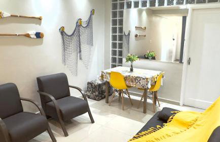 Santos - Gonzaga - Apartamento completo 1 quadra da praia - Foto 32